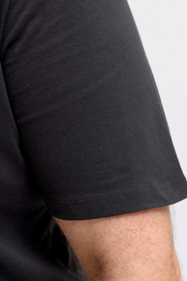 Jack & Jones PLUS T-shirt de manga curta com logo preto