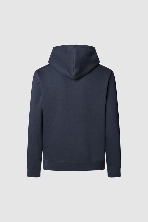 Pepe Jeans Sweatshirt com capuz e logotipo azul