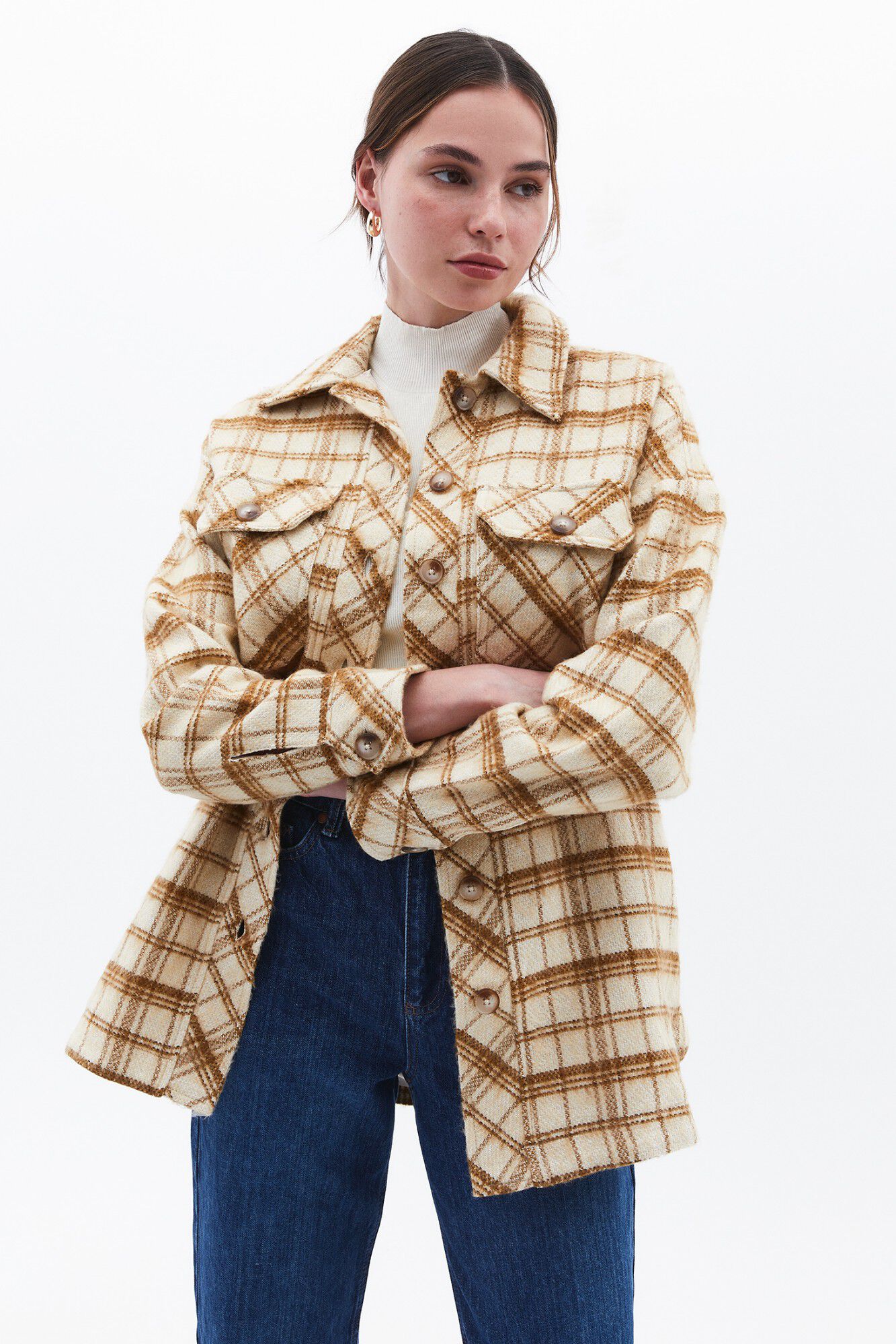 Oxxo Casaco woven oversize