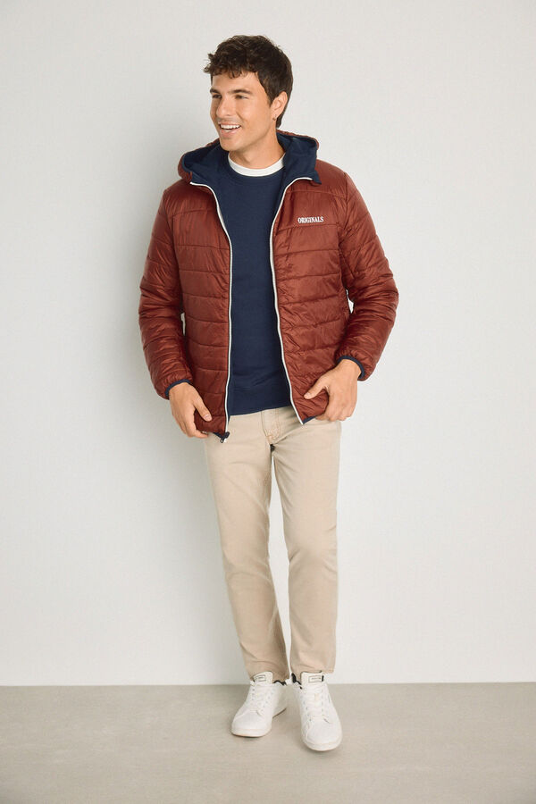Jack & Jones Blus&atilde;o com capuz azul