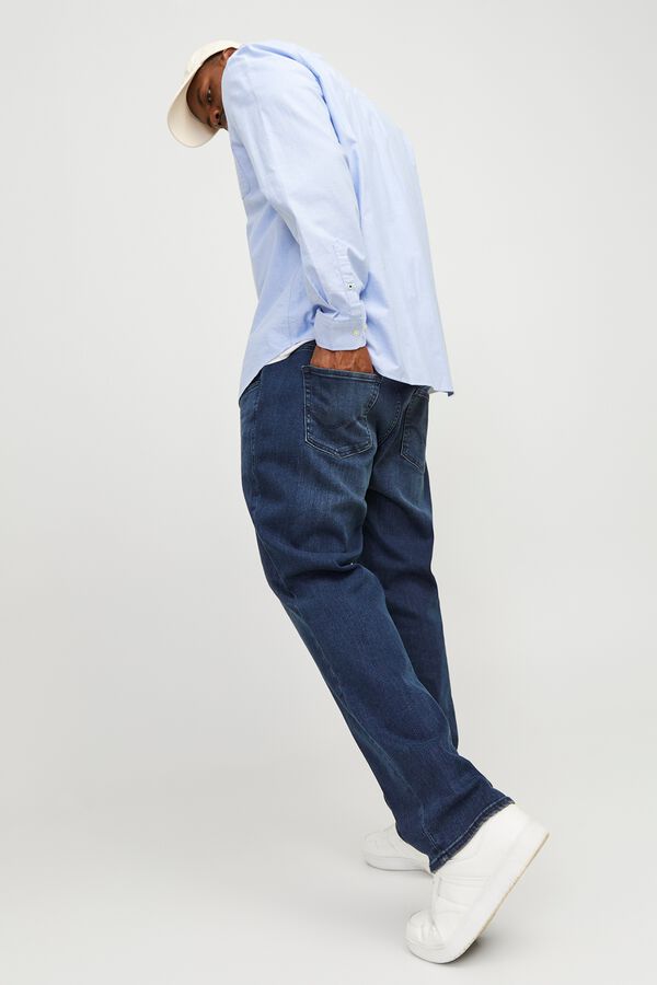 Jack & Jones PLUS Jeans slim cinco bolsos azul