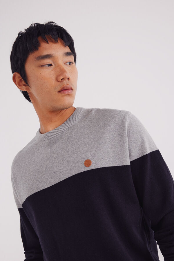 Springfield Basic color block jumper blue