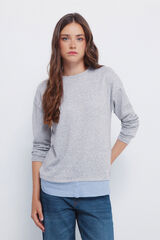 Springfield T-shirt combinada cinzento