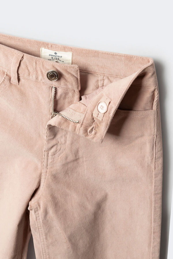 Springfield Kids Girls' microcorduroy culottes trouser pink