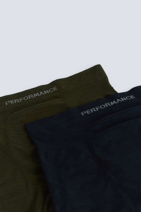 Springfield Pack 2 boxers sem costura desportivos azul