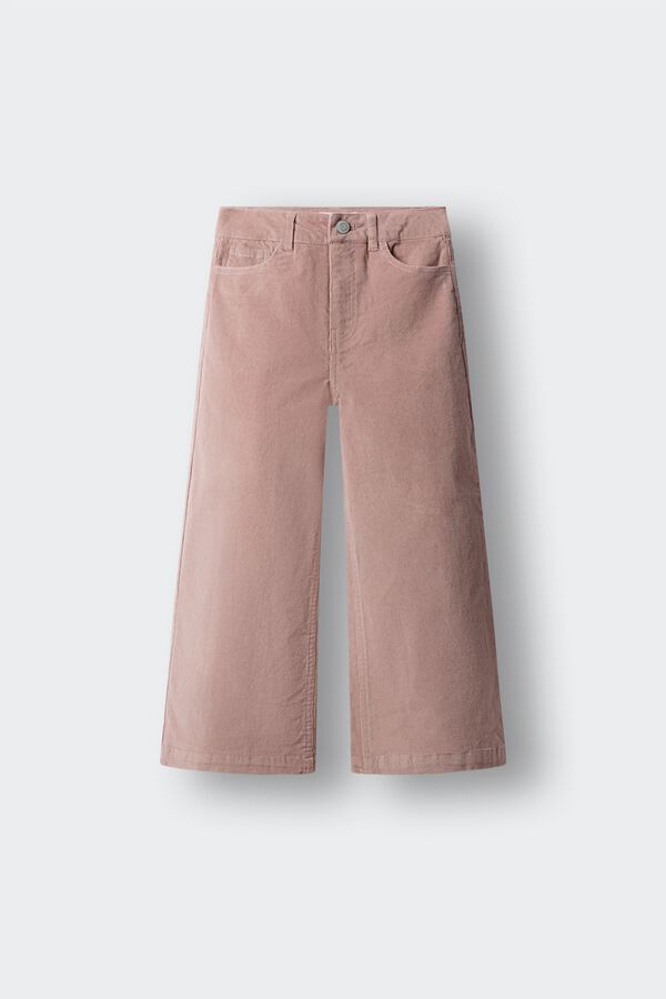 Springfield Kids Cal&ccedil;as culotte em bombazina de crian&ccedil;a rosa