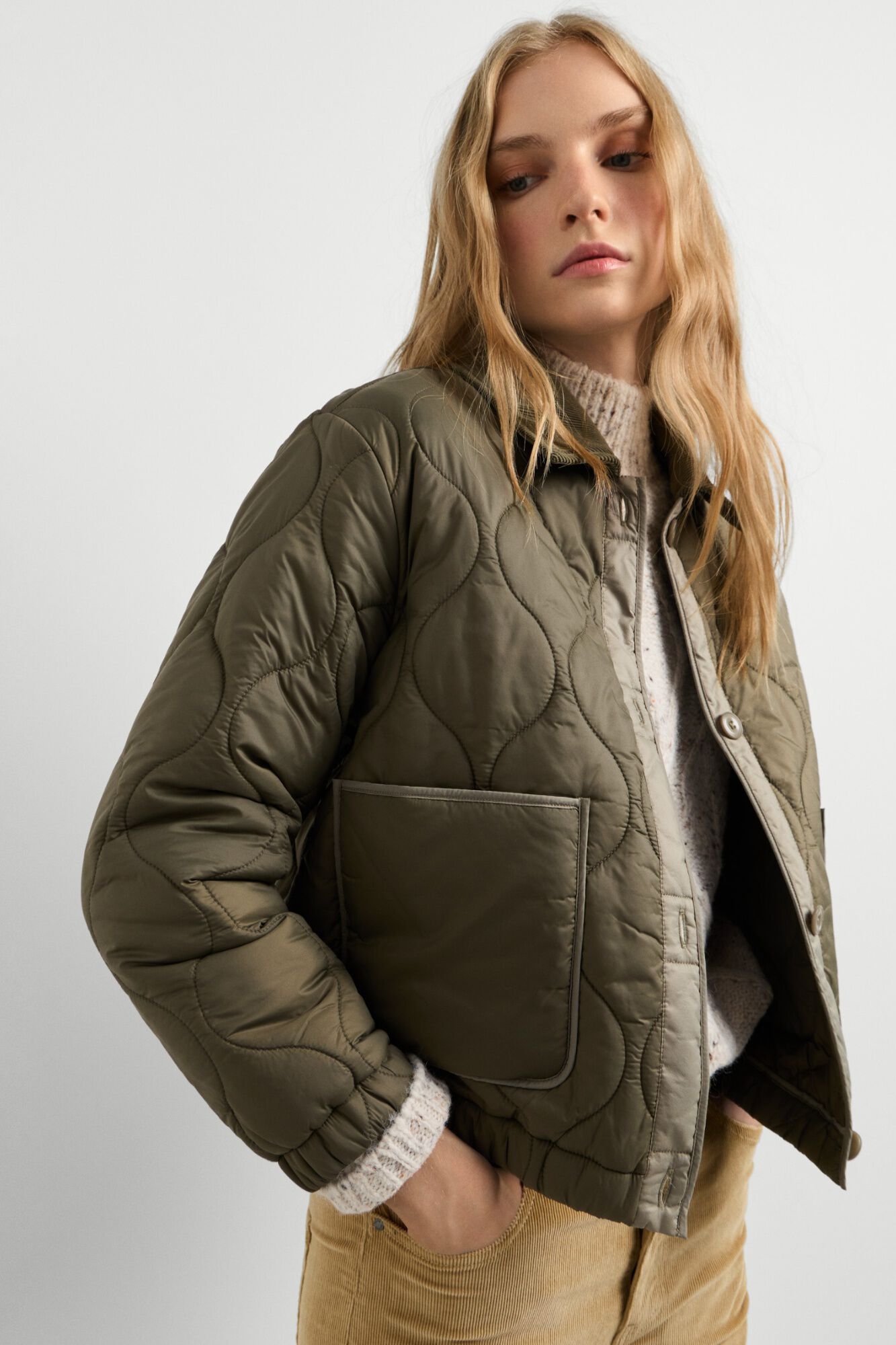Pepe Jeans Sobretudo com gola de borrego