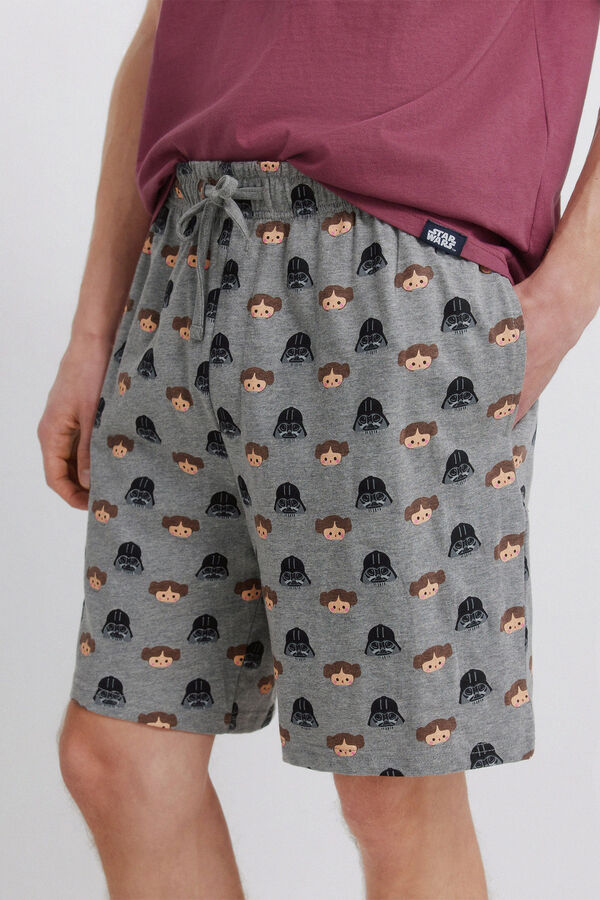 Springfield Pijama curto Star Wars vermelho