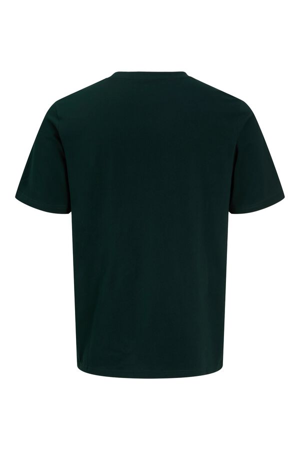 Jack & Jones PLUS T-shirt de manga curta estampada preto