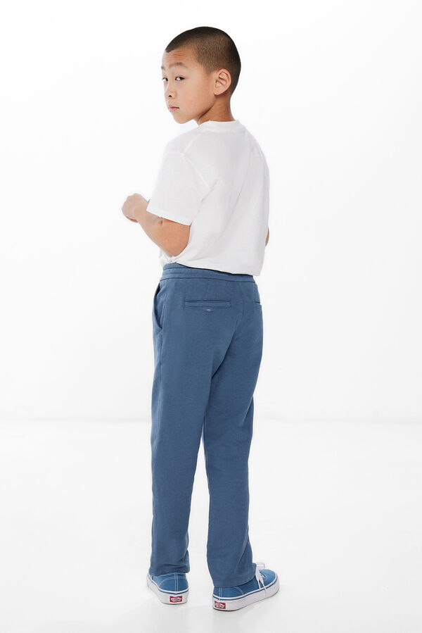 Springfield Pantalon chino niño azul medio