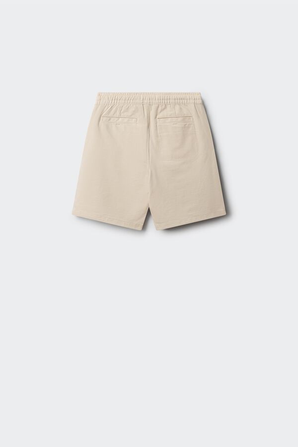 Springfield Kids Bermuda chino em malha para menino Caqui escuro