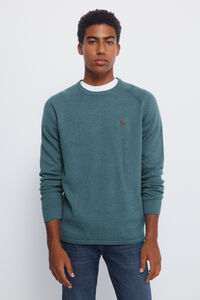 Springfield Camisola liso de gola alta