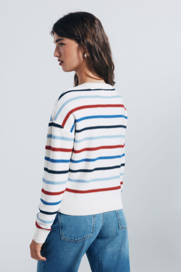 Springfield Camisola riscas vison