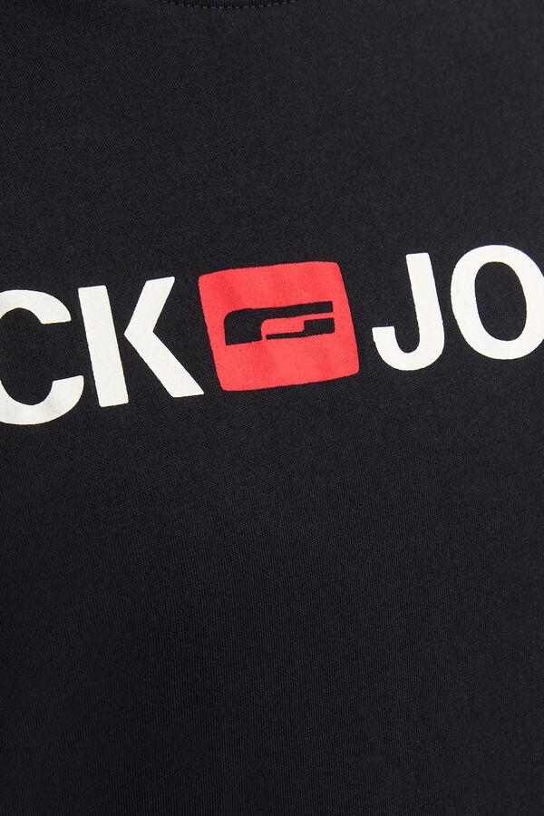 Jack & Jones PLUS Basic logo T-shirt  black