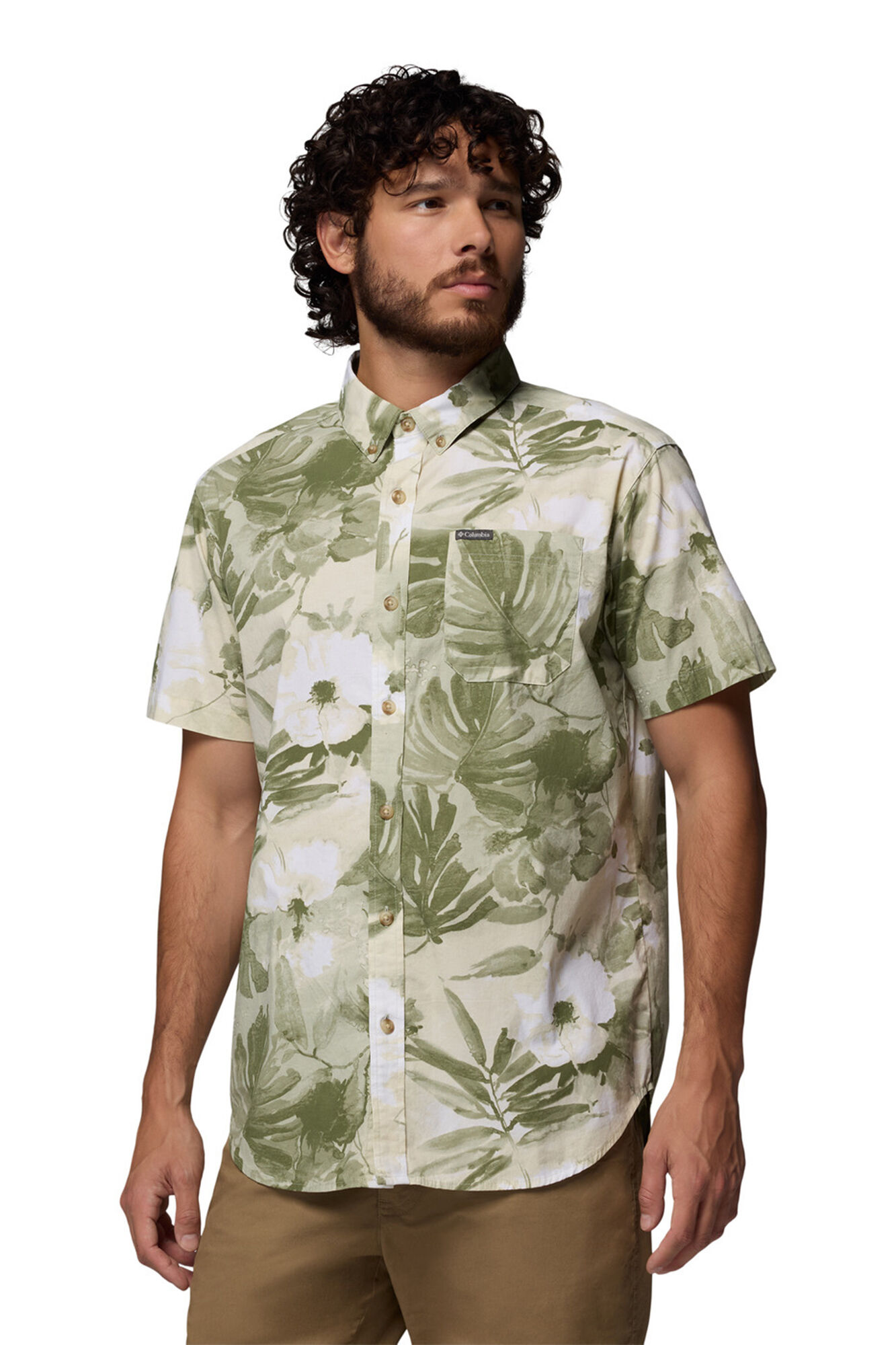 Columbia Camisa estampada de manga curta