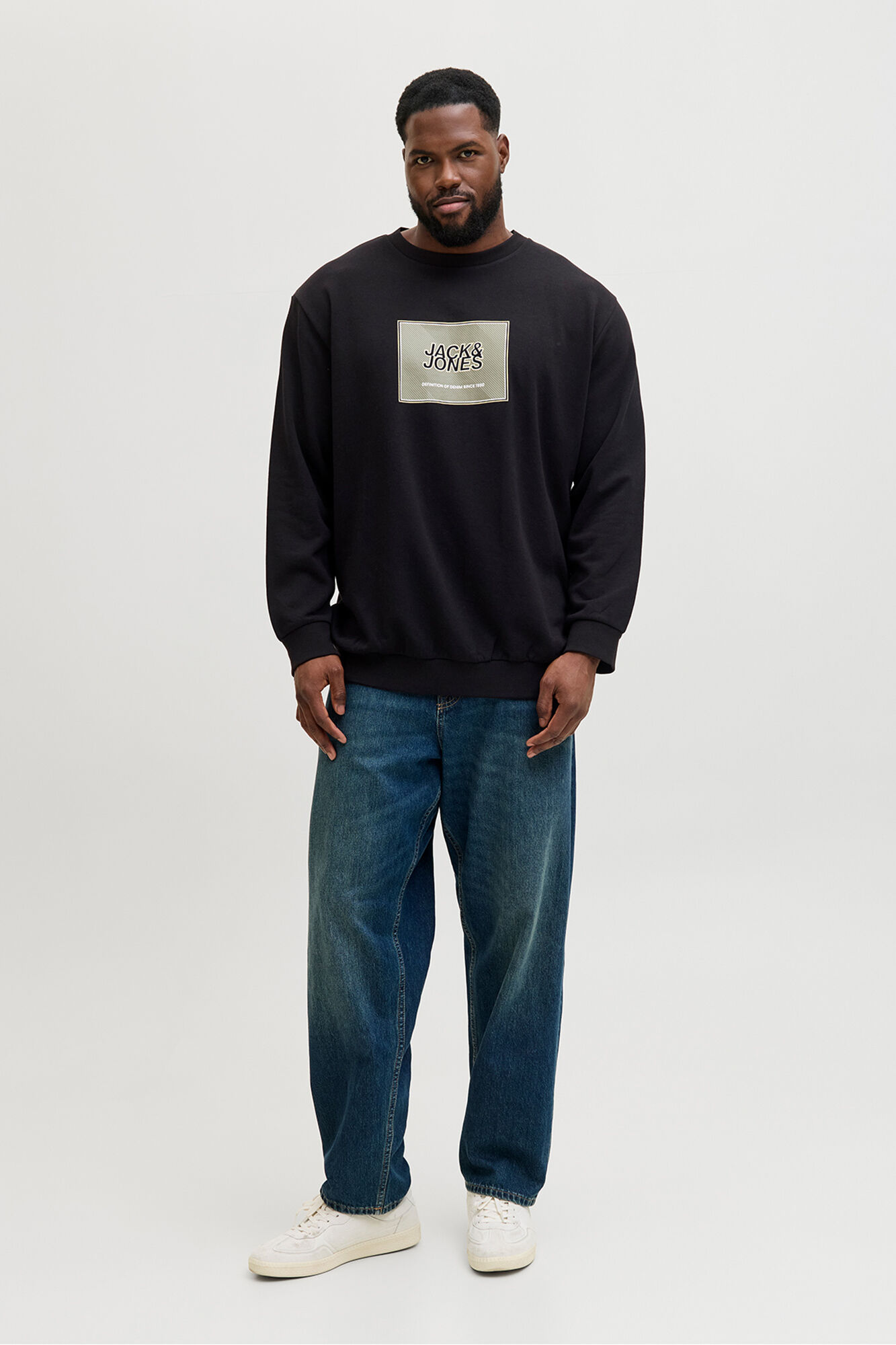 Jack & Jones PLUS Sudadera logo cuadrado