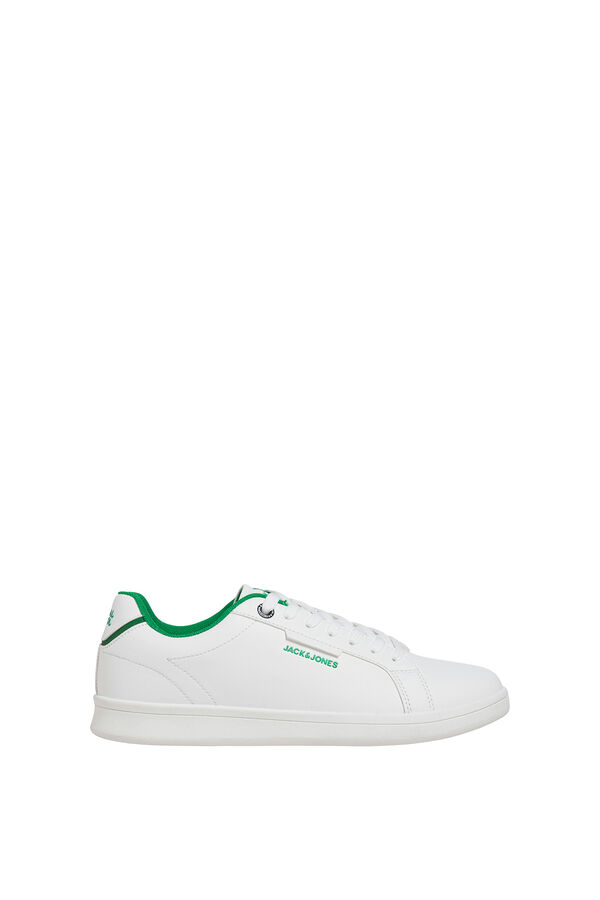 Jack & Jones Tênis masculinos clássicos branco