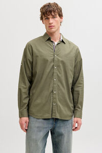 Jack & Jones Camisa manga comprida em algod&atilde;o