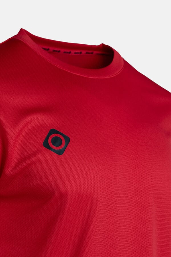 Izas T-shirt t&eacute;cnica de manga curta vermelho