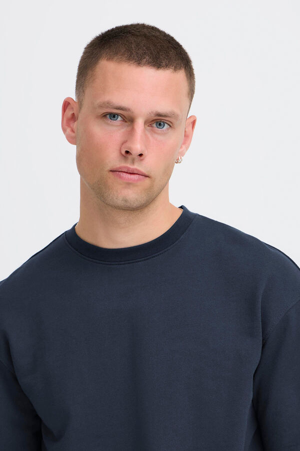 Blend Sweatshirt gola redonda azul