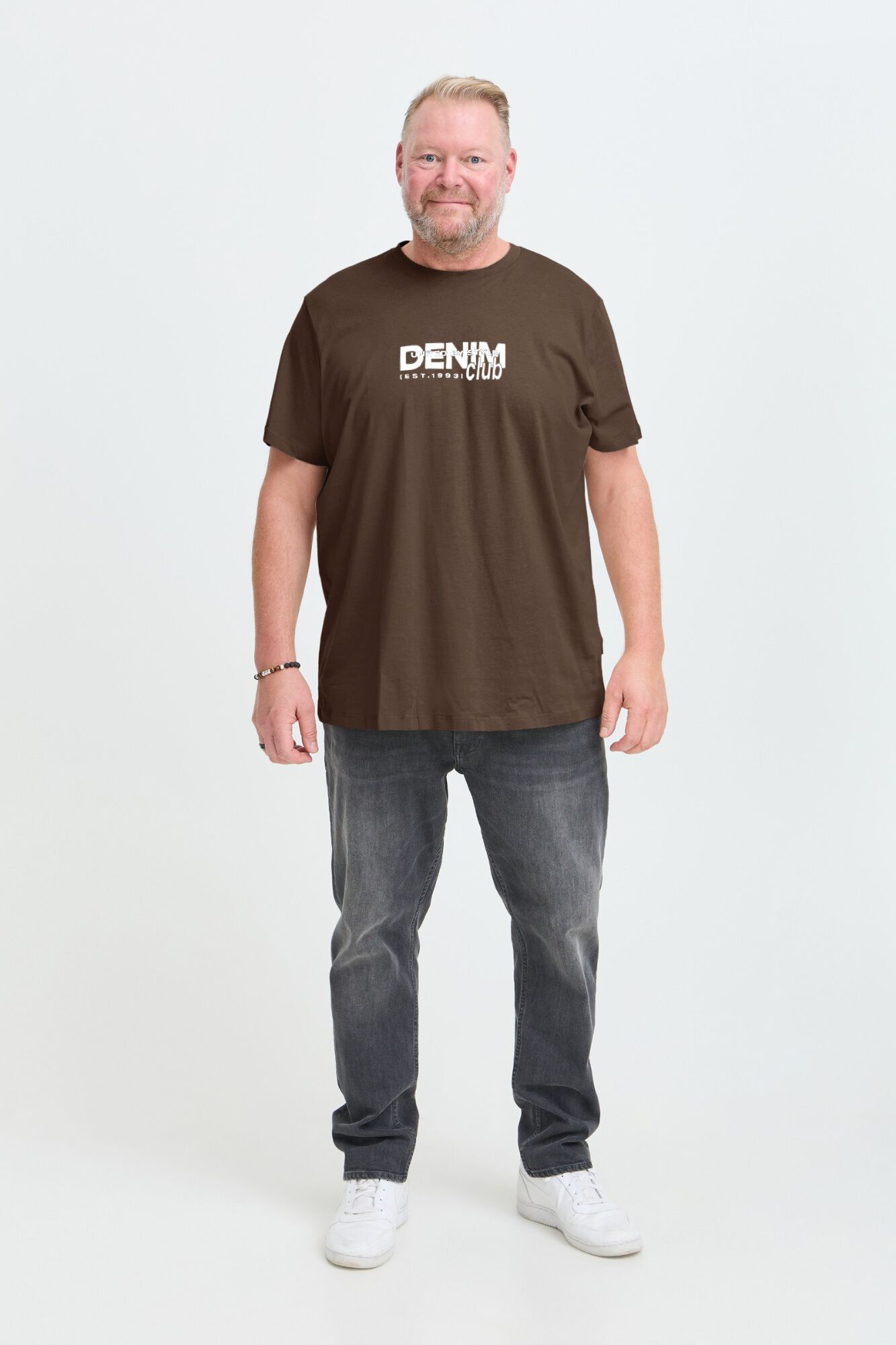 Blend PLUS T-shirt de algod&atilde;o de manga curta