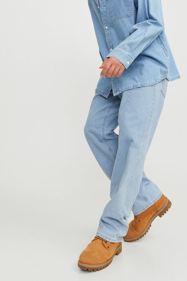 Jack & Jones Jeans baggy cintura alta azul