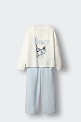 Springfield Kids Pijama Snoopy menina azul