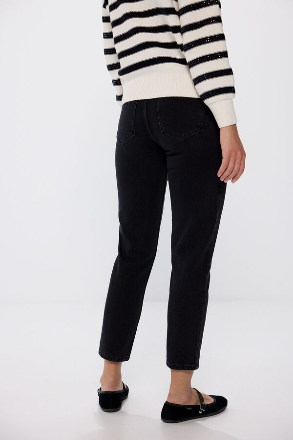 Springfield Jeans Mom negro