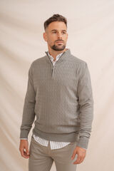 Celopman Camisa com z&iacute;per  verde