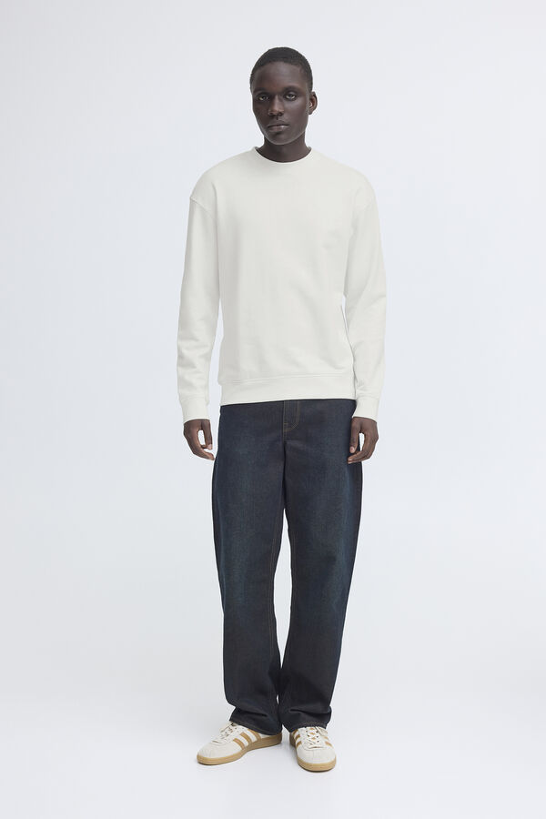 Blend Sweatshirt gola redonda branco