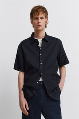 Springfield Rustic short sleeve shirt blue