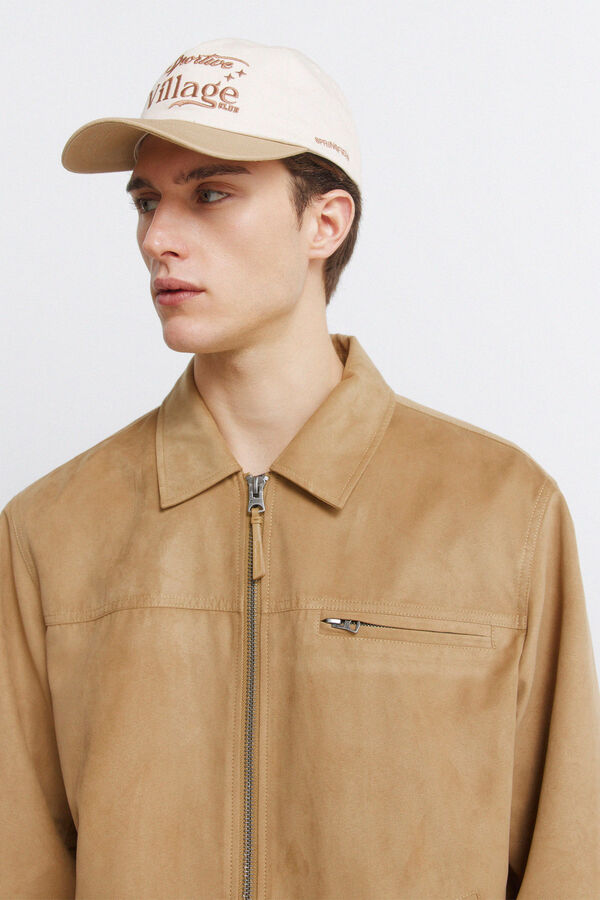 Springfield Blus&atilde;o efeito camur&ccedil;a camel