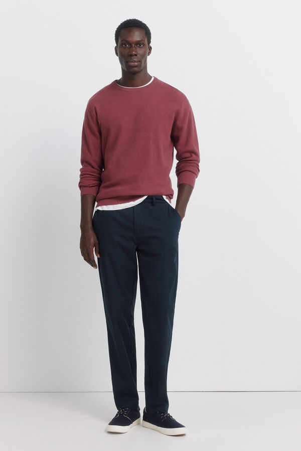 Springfield camisa b&aacute;sica estruturada vermelho