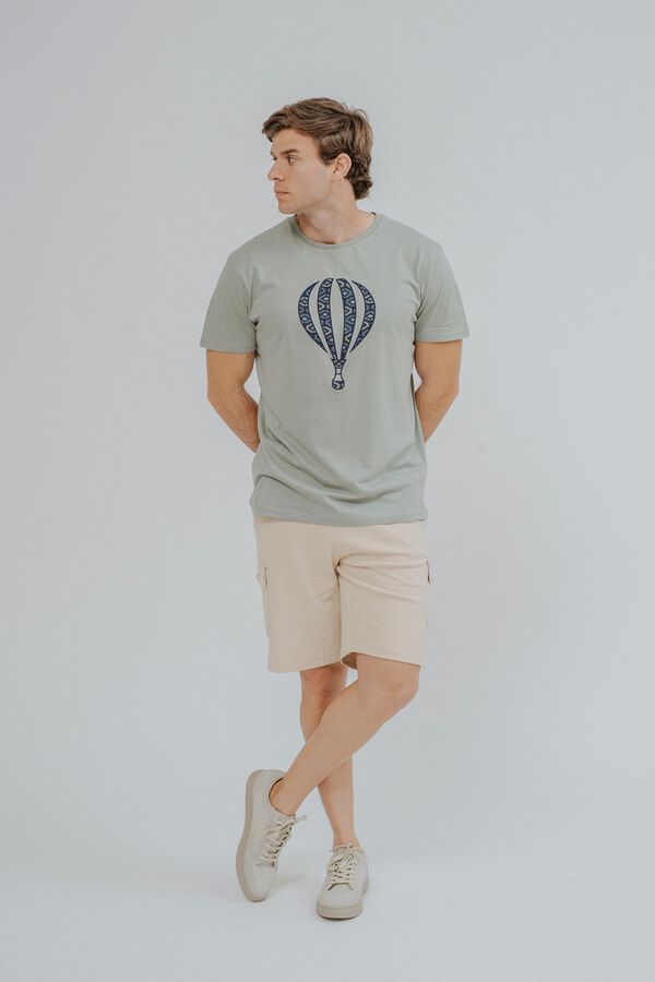 Celopman T-shirt bal&atilde;o verde