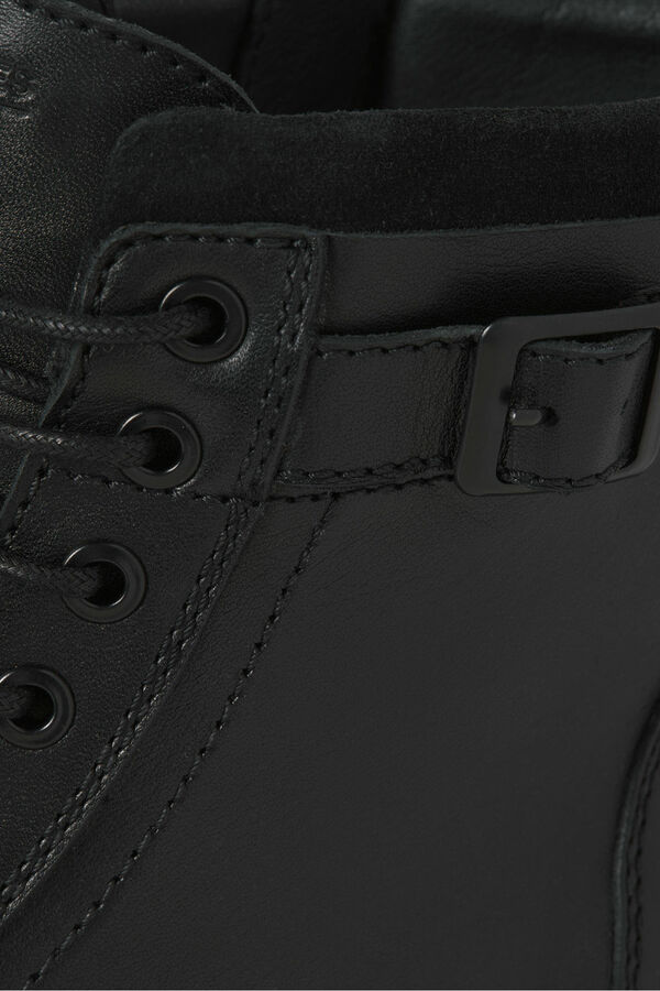 Jack & Jones High leather boots black
