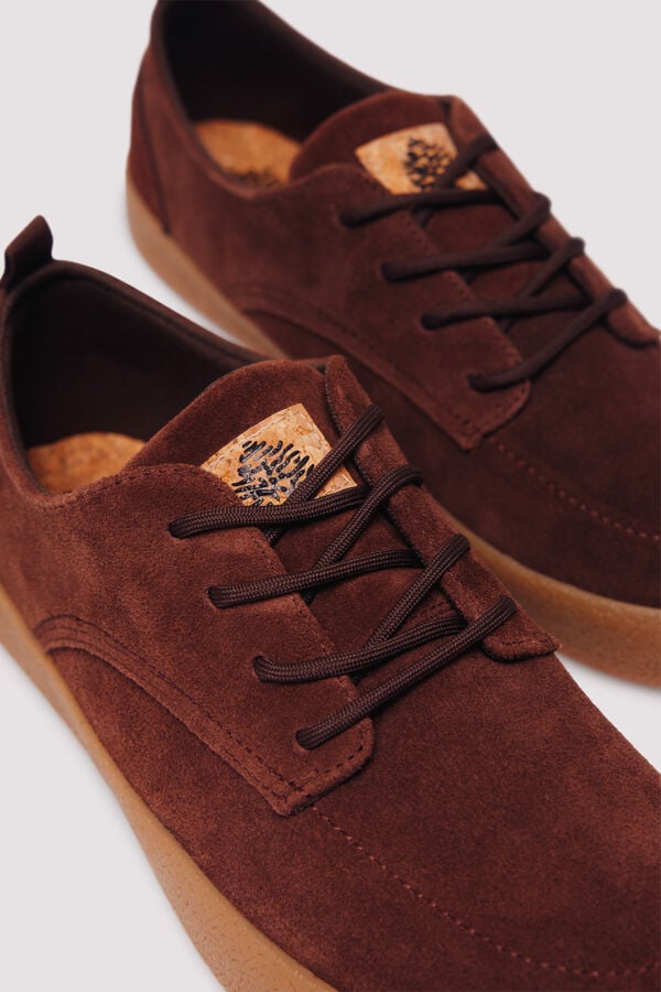Springfield sapato de couro casual castanho