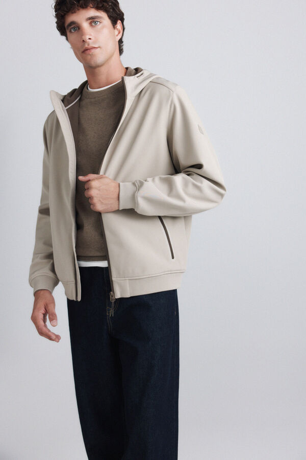 Springfield Casaco softshell com capuz cru