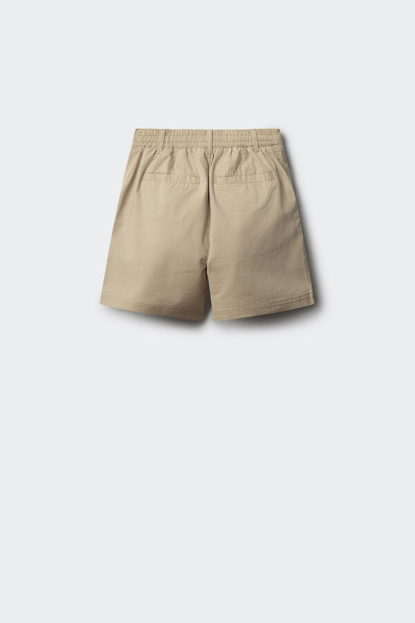 Springfield Kids Shorts xadrez de menino bege