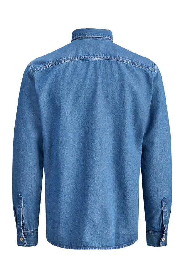 Jack & Jones Camisa denim slim azul