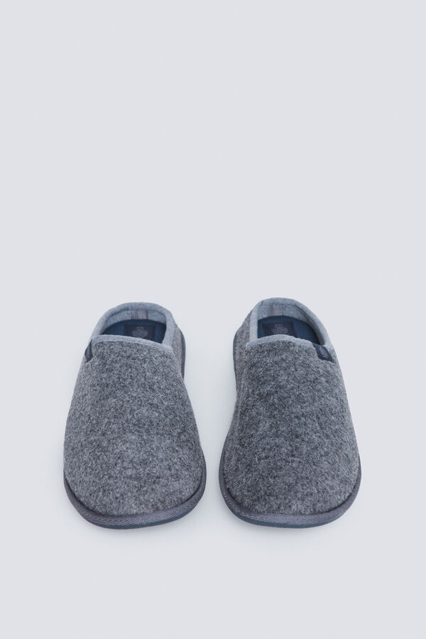 Springfield Chinelos de quarto aberto nas costas cinzento