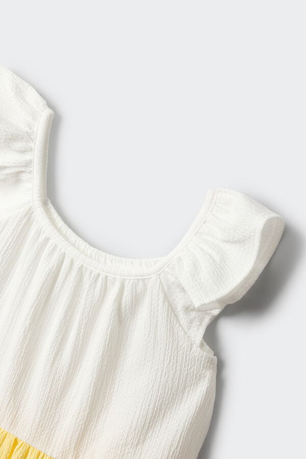 Springfield Kids Vestido de blocos menina estampado