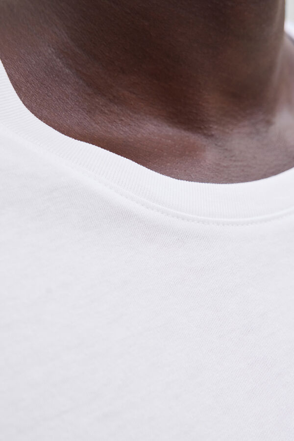 Jack & Jones T-shirt com logo na frente branco