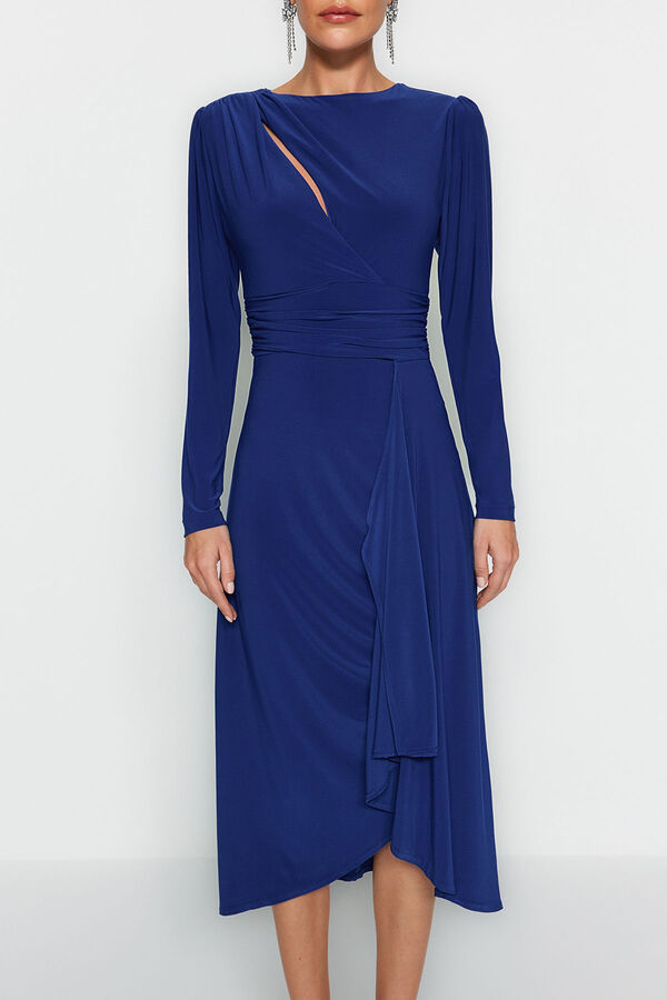 Trendyol Vestido de noite azul