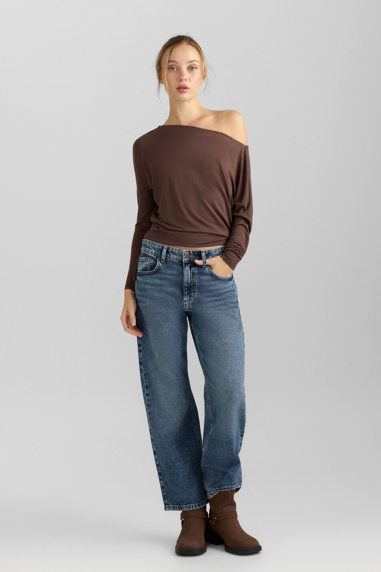 Springfield Jeans Straight cropped