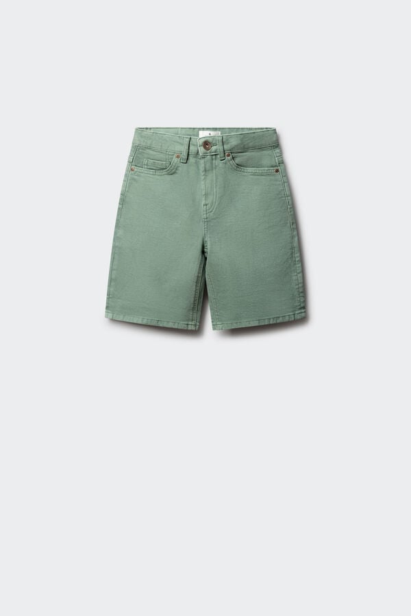 Springfield Kids Bermuda de 5 bolsos lavada para menino verde