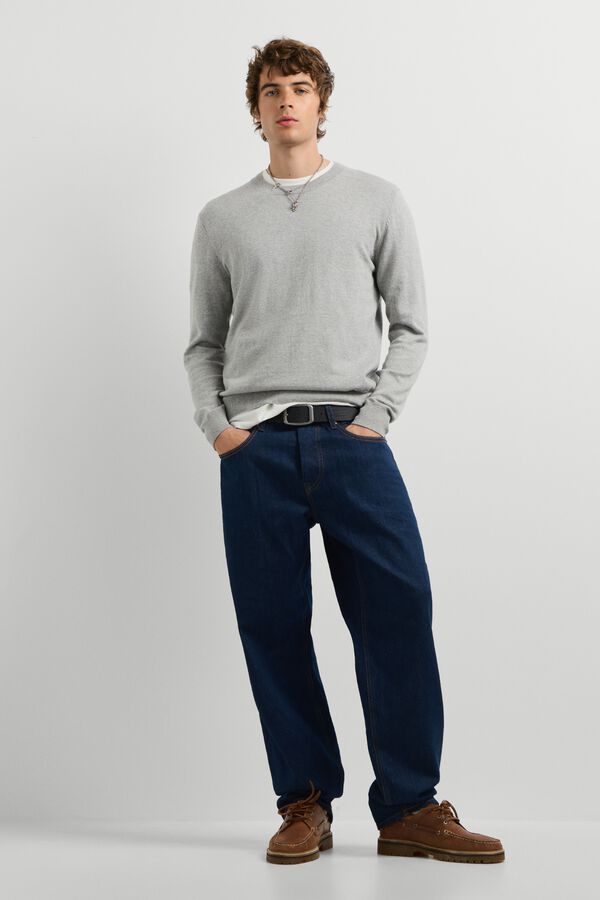 Pepe Jeans Camisola de gola redonda cinzento