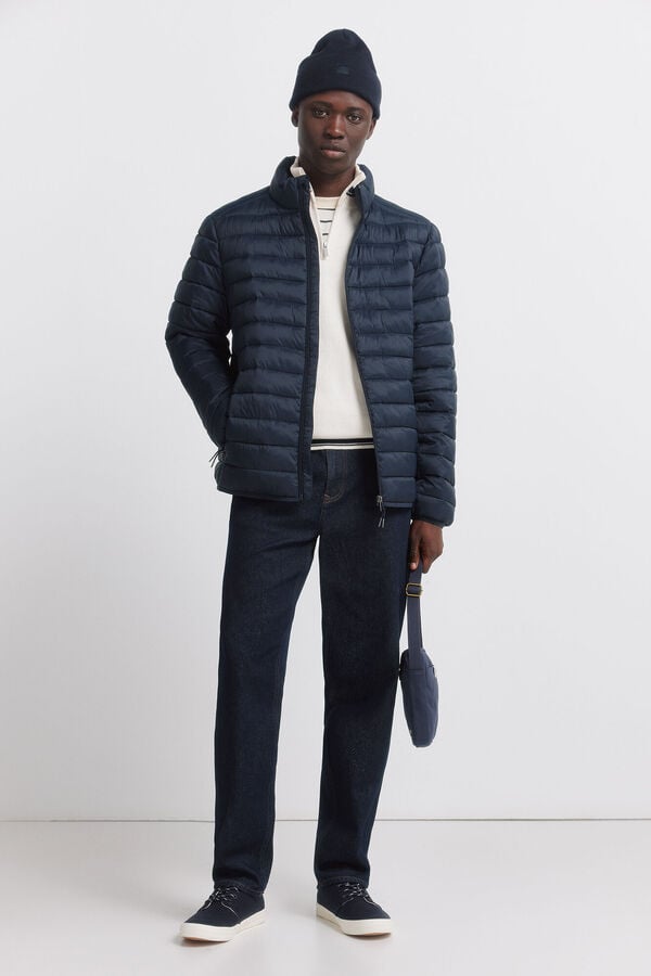 Springfield Casaco acolchoado azul