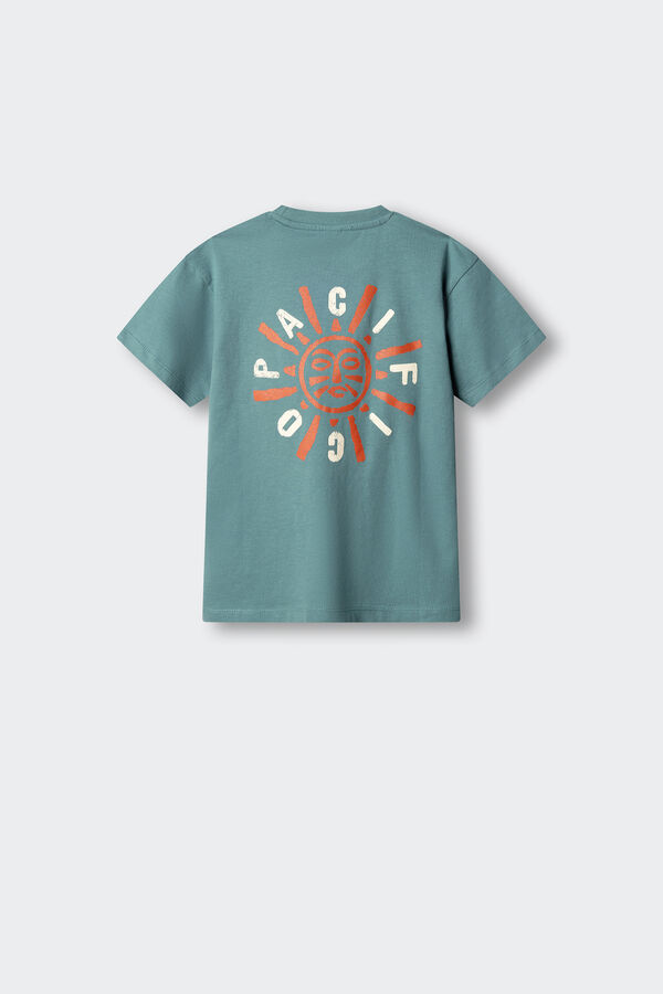 Springfield Kids T-shirt de manga curta "Pacifico" para menino azul