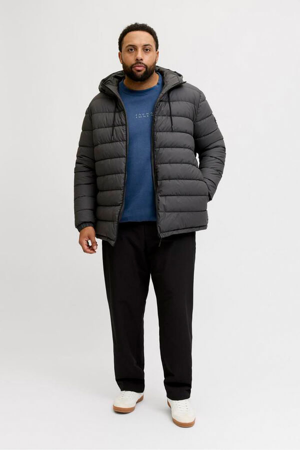 Jack & Jones PLUS Sweatshirt com capuz e logo azul