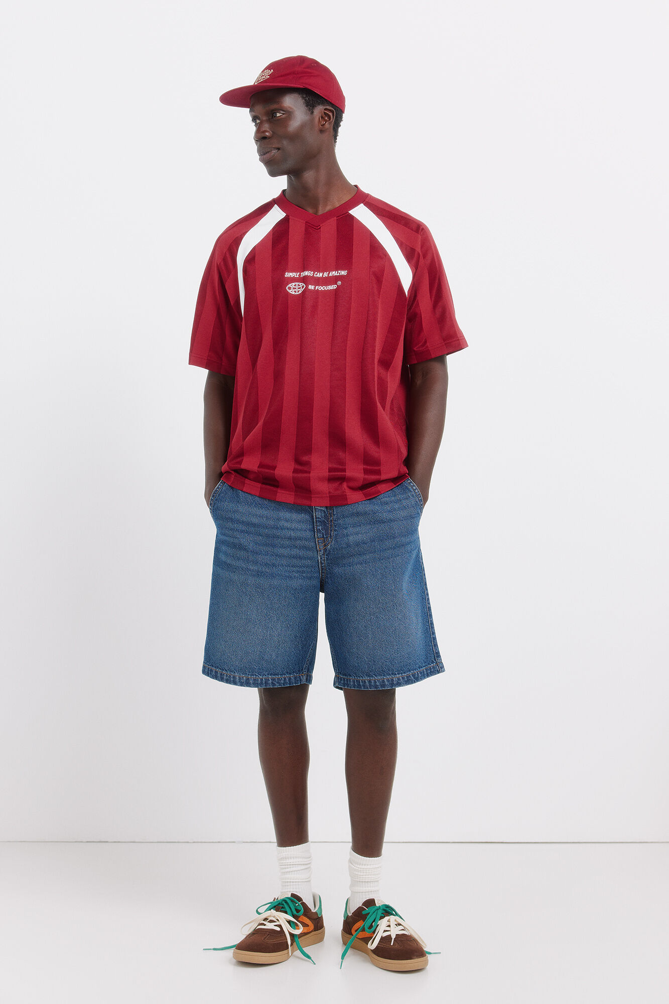 Springfield Bermudas chino de ganga straight fit